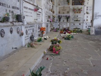 Il cimitero di Sant'Arsenio dove si sono verificati i furti