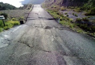 Strada Pisciotta-Ascea impercorribile cittadini protestano dinanzi la Provincia