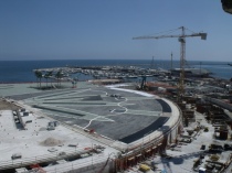 Piazza della Libertà ancora in costruzione